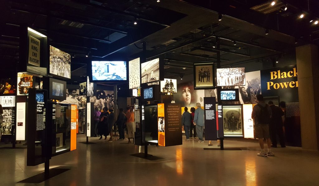 The Black Power and Pop Culture exhibit.
