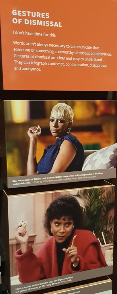 Who ever would have thought a "Real Housewife" would be in a Smithsonian? But, it fits perfectly with the sentiment of this cultural contributions exhibit.