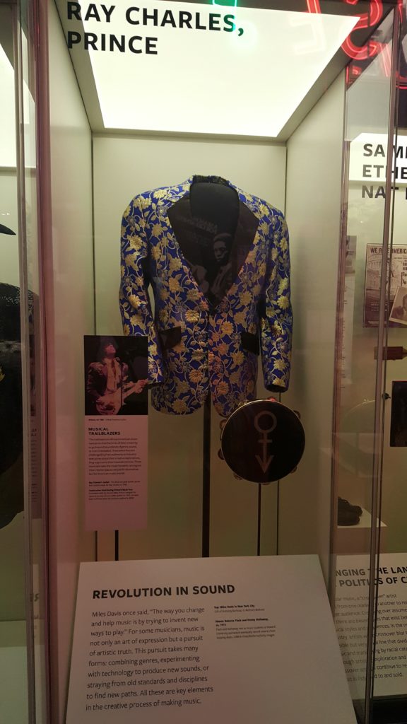 Ray Charles and Prince exhibit